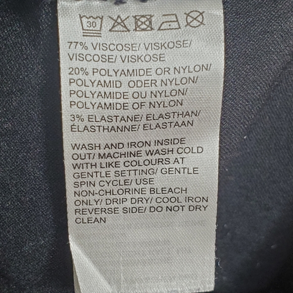 Lord And Taylor Womens Black Pants Crop Kelly Ankle Size 10 - Picture 7 of 10